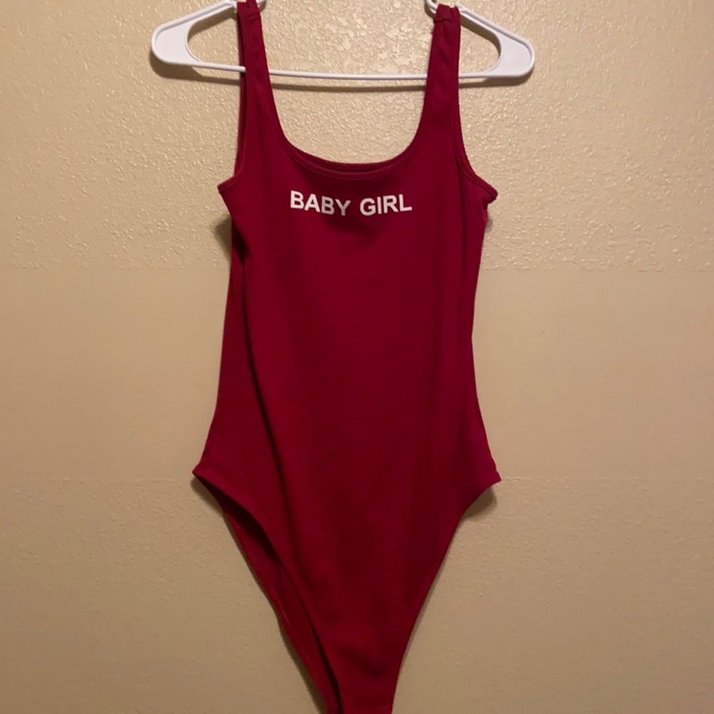 red body suit